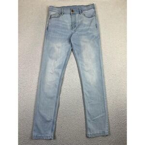 Mugsy Grands Slim Taper Jeans Mens 32 (Fits 30x32) Blue Stretch Denim FLX4NSL